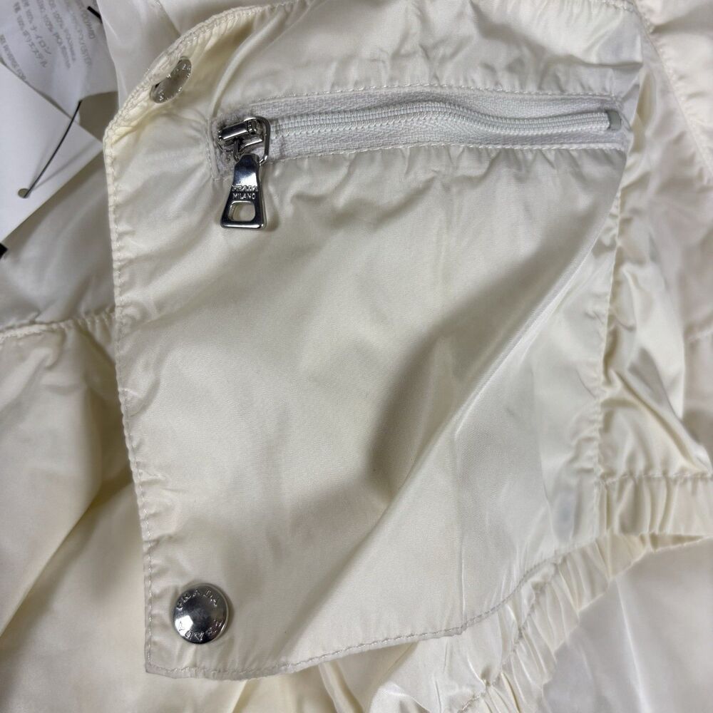 Vintage Archive Prada Sport Ivory White Puffer Jacket w/ Hood Mens Large SGA293 - Picture 11 of 16